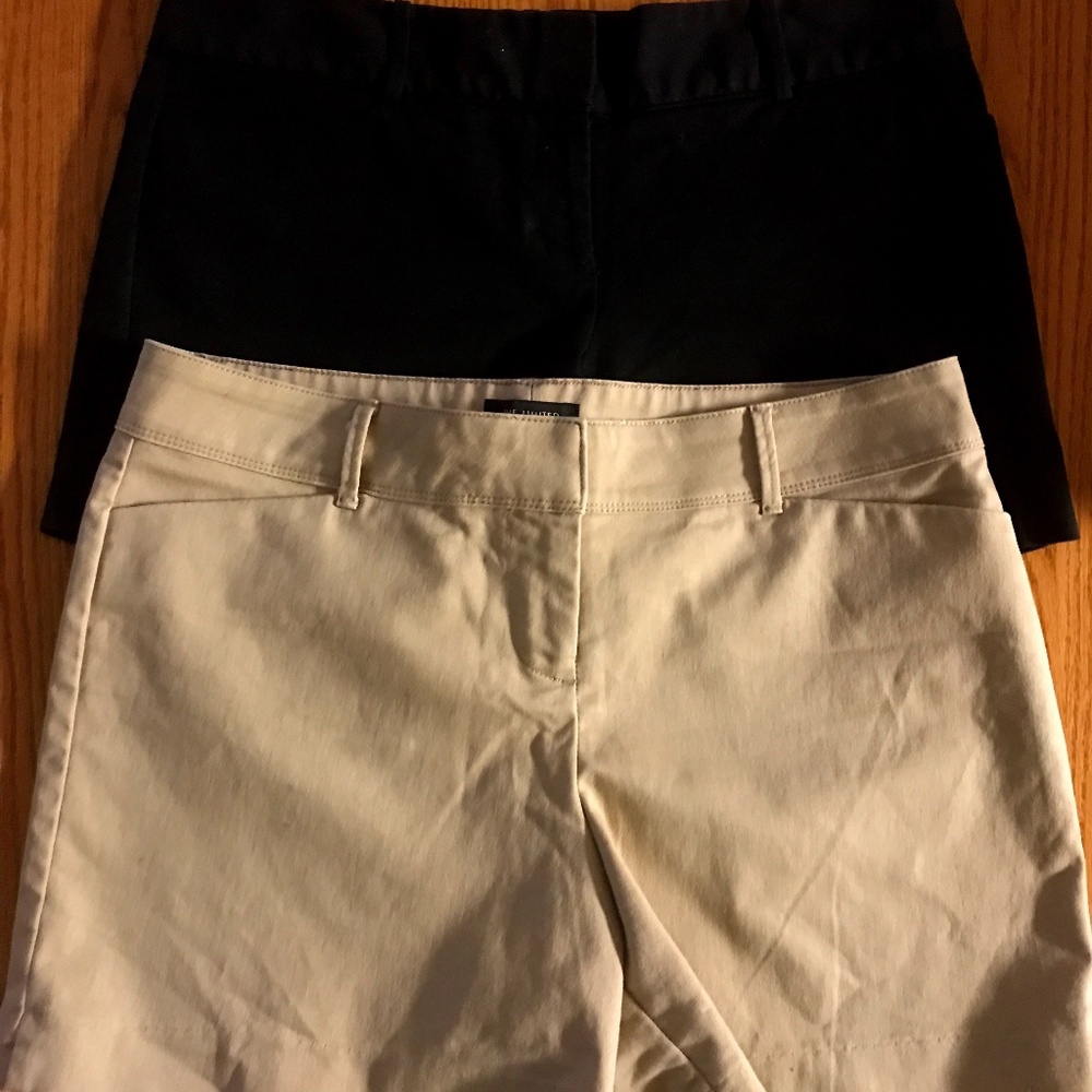 The Limited Women’s Size 12 Black and Khaki Shorts bundle